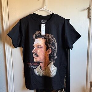 Morgan Black Graphic Tee with Artistic Design
